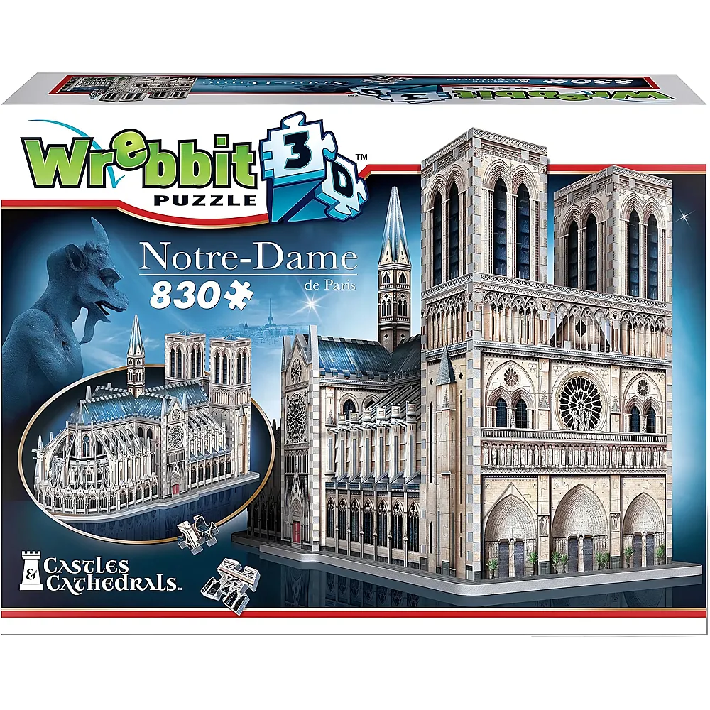 Wrebbit Puzzle Notre-Dame de Paris - 830 Teile