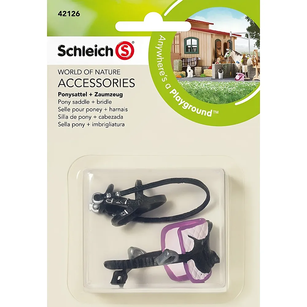 Schleich Horse Club Ponysattel & Zaumzeug | Einrichtung