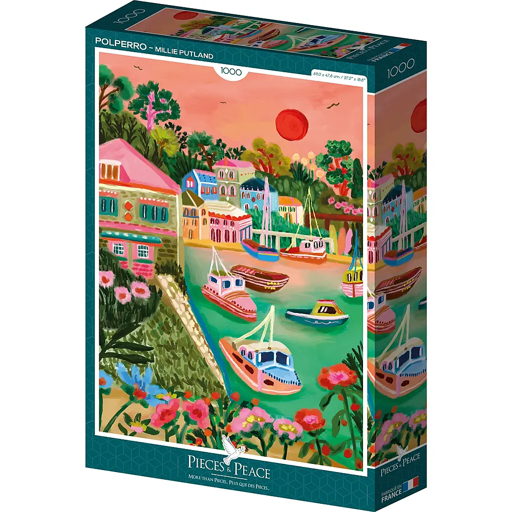 Pieces & Peace Puzzle Millie Putland Polperro - 1000 Teile