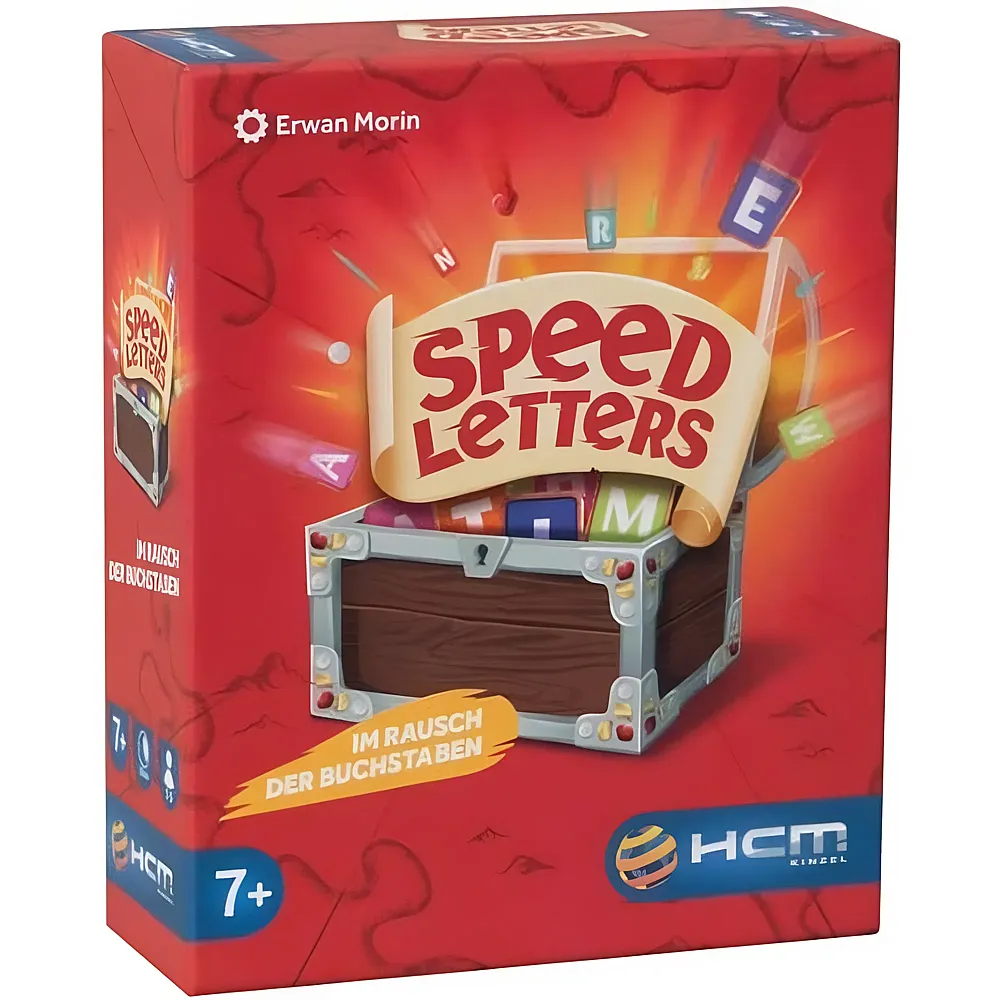 HCM Kinzel Speed Letters, d ab 3 Jahren, 2-5 Spieler, im Rausch der Buchstaben