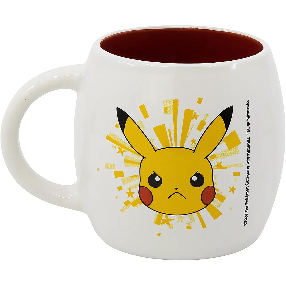 Stor Pok�mon Keramik Globe Tasse Pikachu - 385 ml