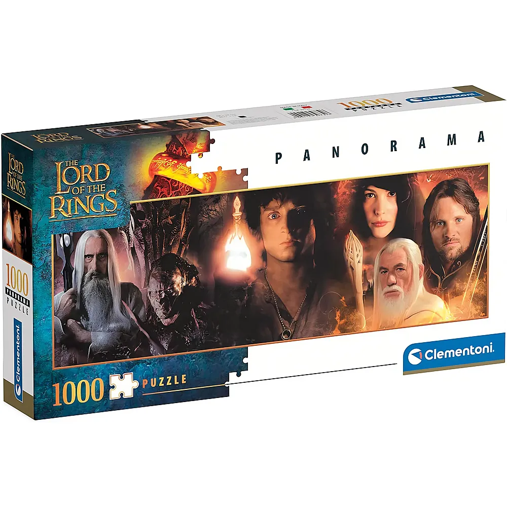 Clementoni Puzzle Der Herr der Ringe Panorama The Lord of The Rings 1000Teile