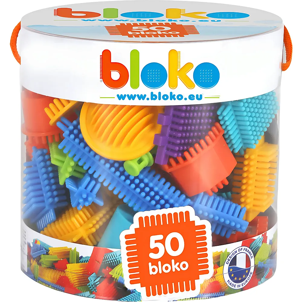 Boti Bloko Nopper Bausteine Classic, 50 Stk.