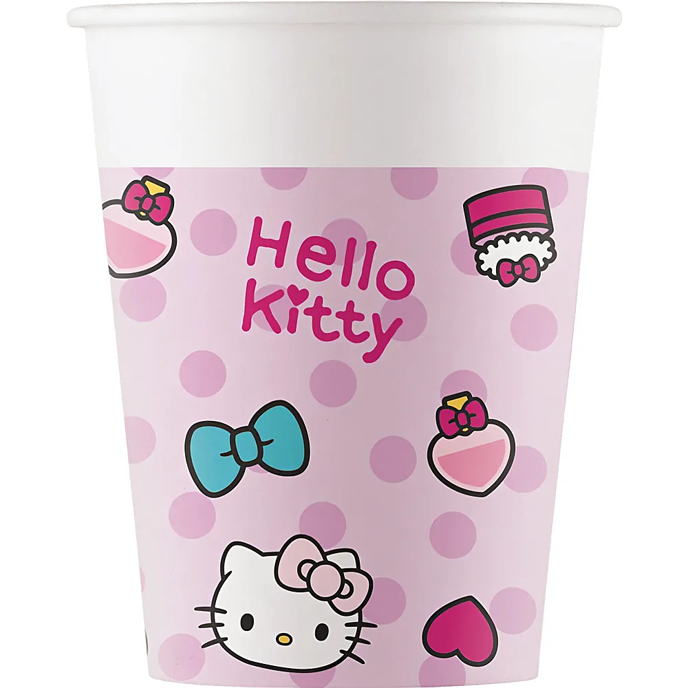 meinspielzeug - Procos Becher Hello Kitty 8Teile | Tischdeko