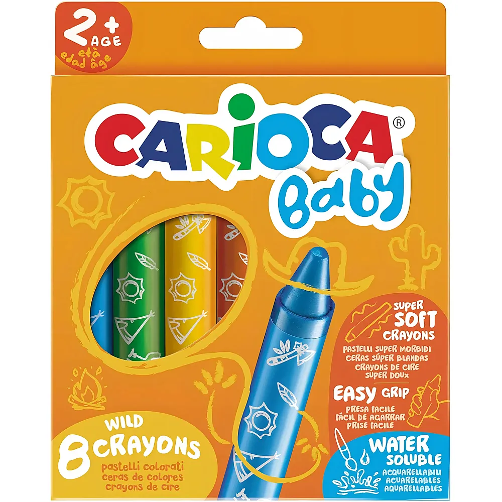 Carioca Wachsmalstift Baby Aquarell E8