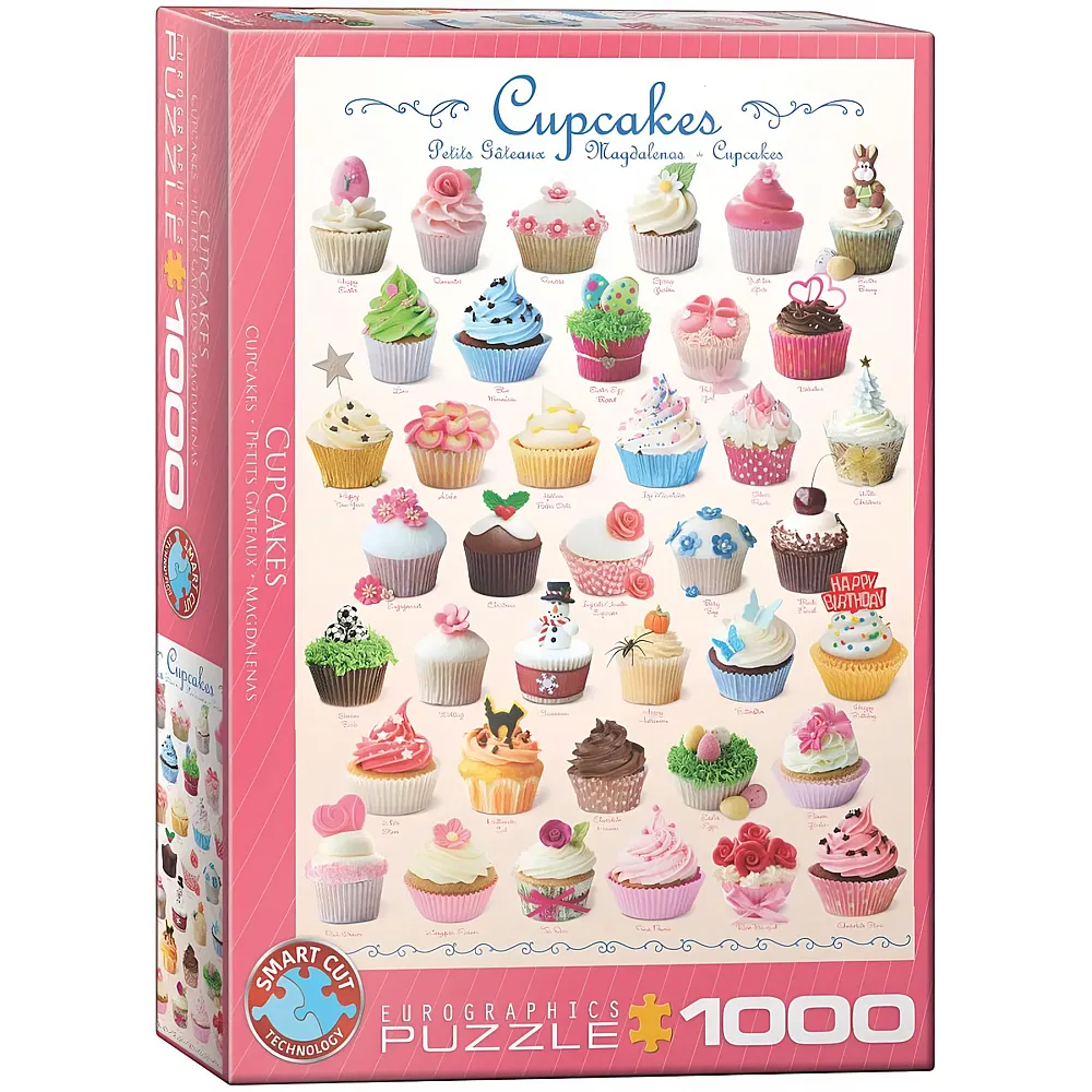 Eurographics Puzzle Cupcakes - 1000 Teile | Puzzle 1000 Teile