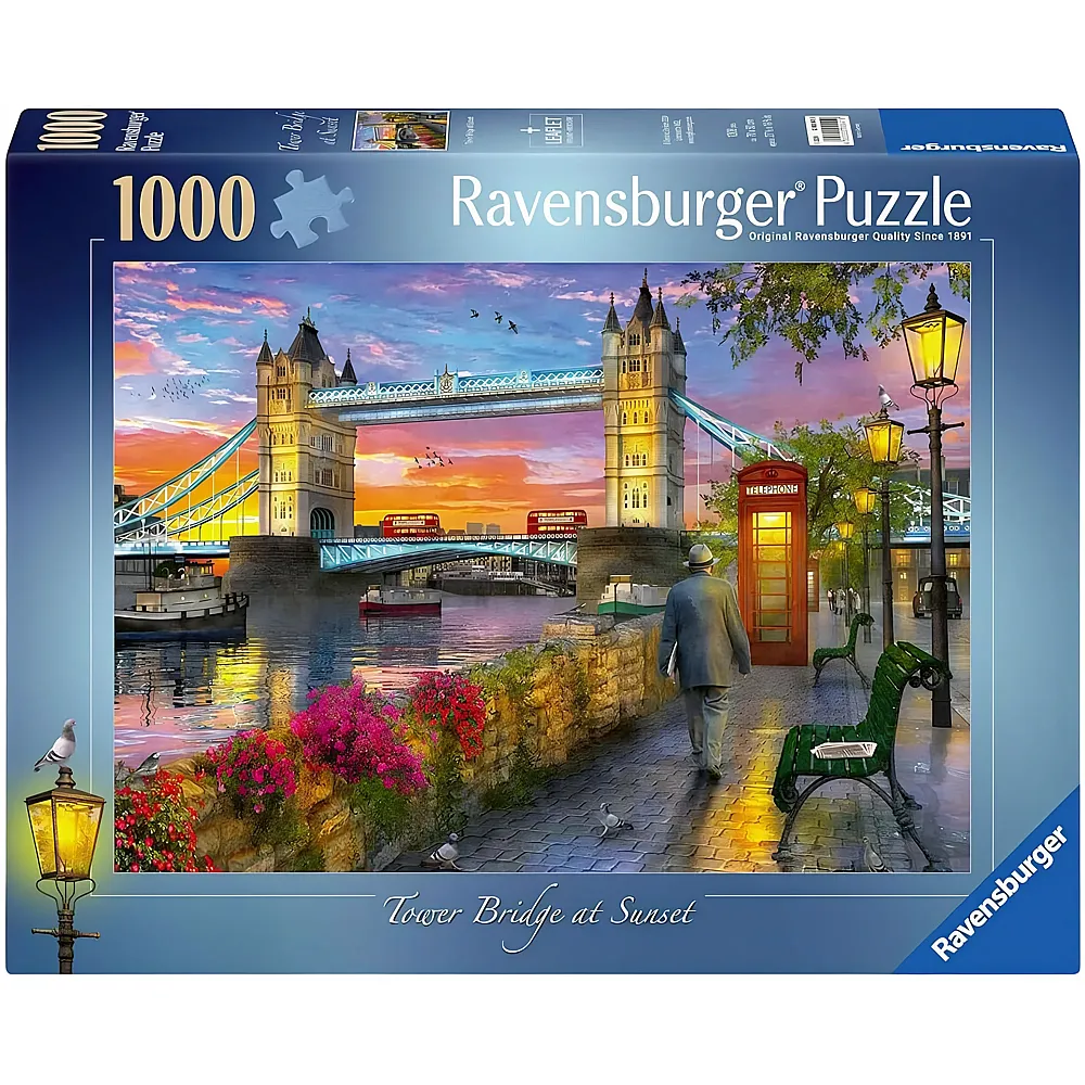 Ravensburger Puzzle Tower Bridge at Sunset, London - 1000 Teile