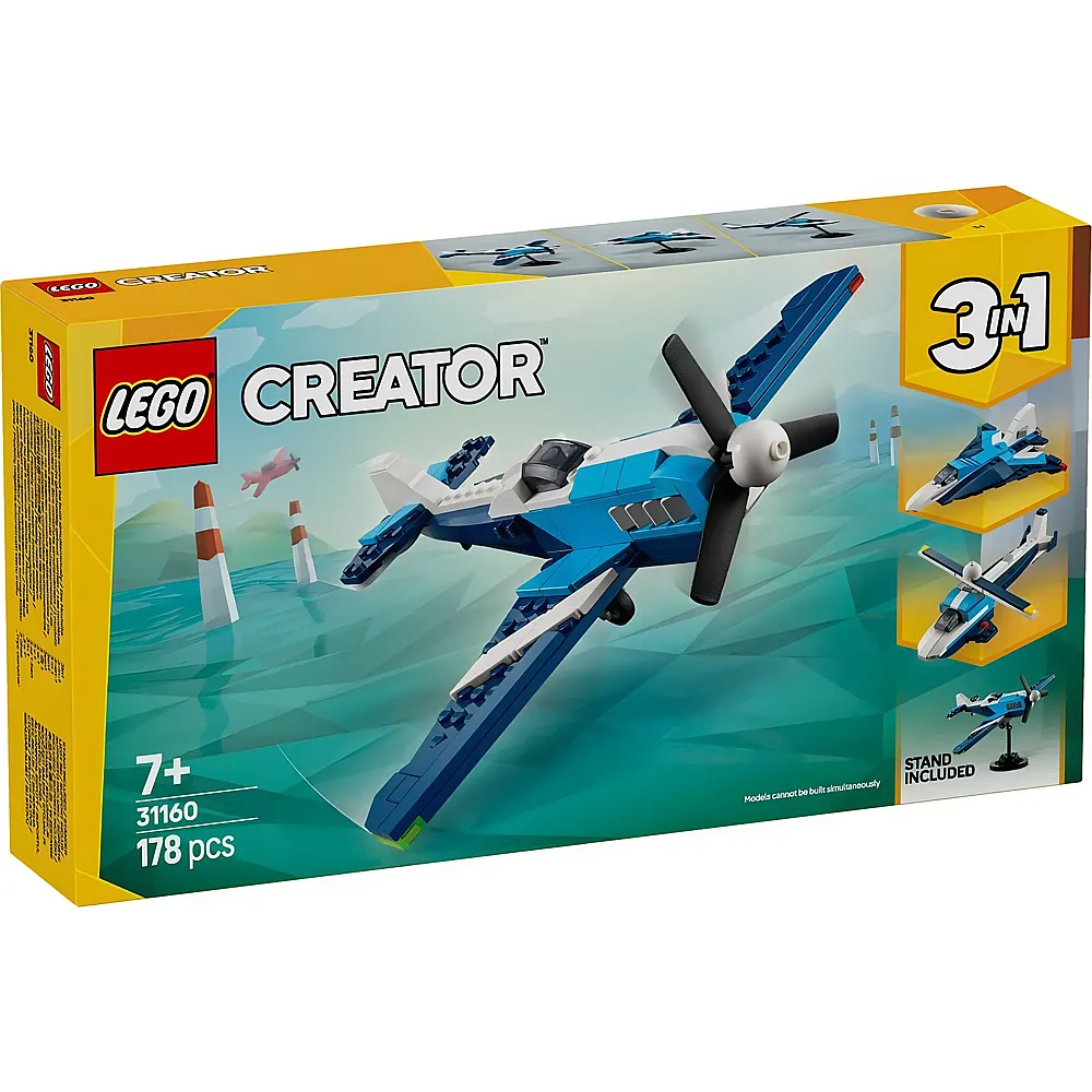 LEGO Creator Flieger: Rennflugzeug 31160
