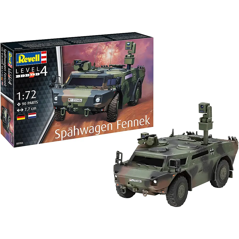 Revell Level 4 Modellbau Sp�hwagen Fennek | Modellbausatz Milit�r