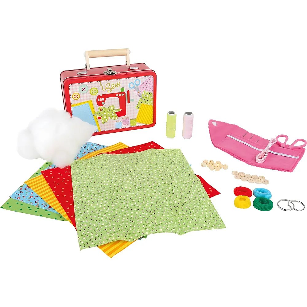 small foot Creative Fun Kinderkoffer N�hset