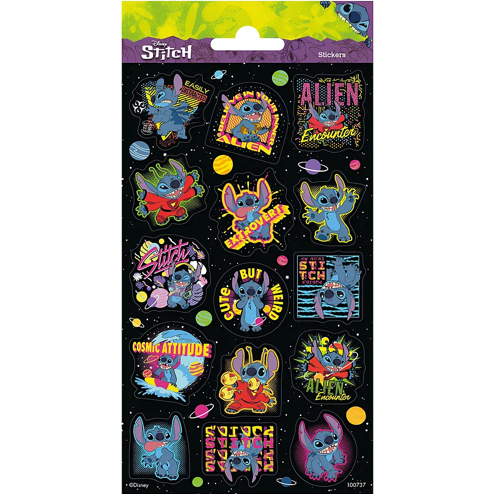 Totum Stickers Lilo & Stitch Aufkleberbogen Twinkle Disney Stitch | Tattoos & Stickers