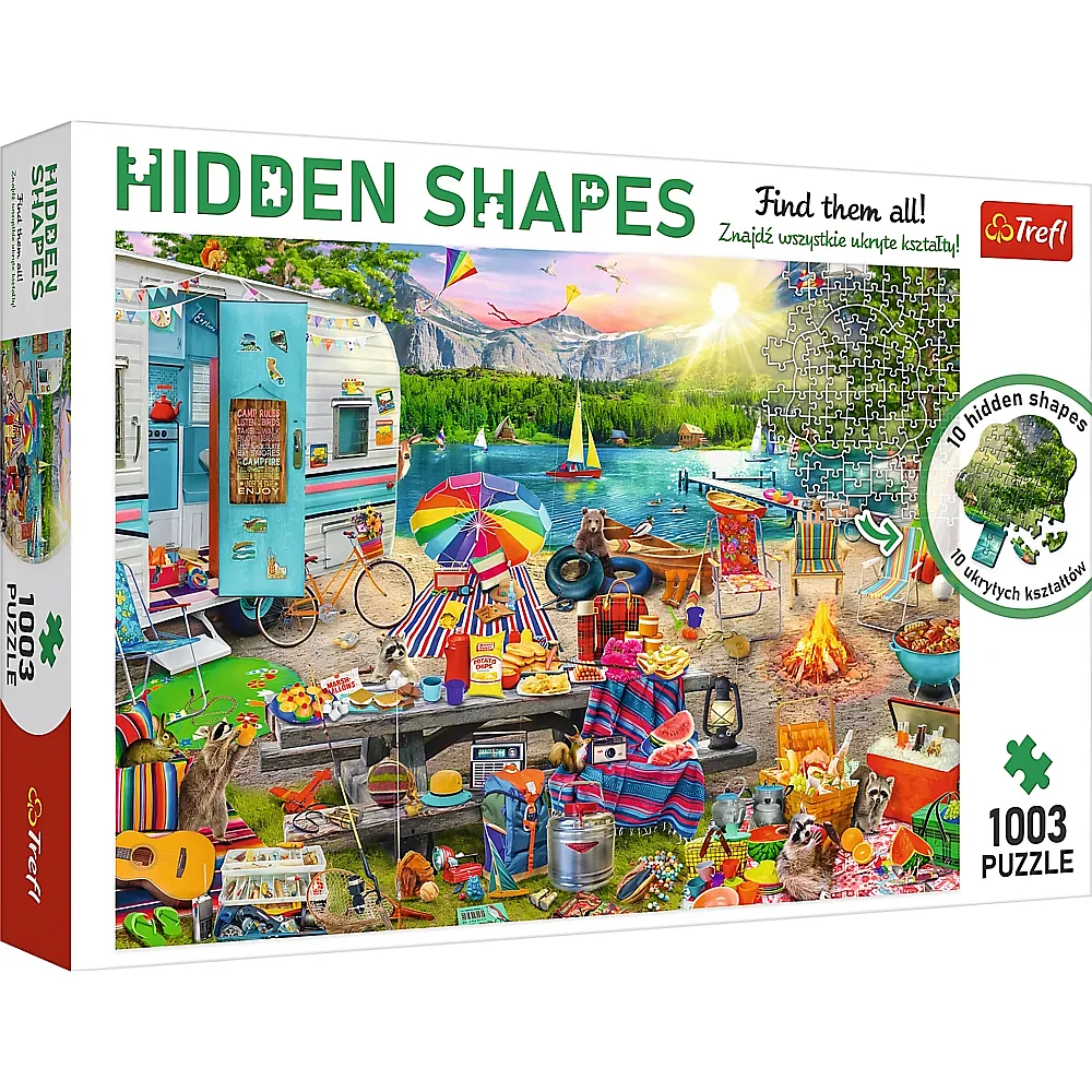 Trefl Puzzle Hidden Shapes Motorhome Trip - 1003 Teile