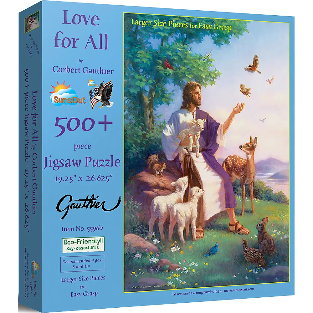 SunsOut Puzzle Corbert Gauthier Love for All - 500 Teile
