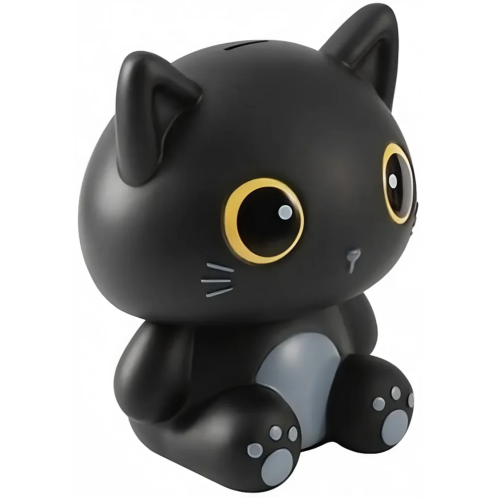 i-total XXL Spardose Black Cat