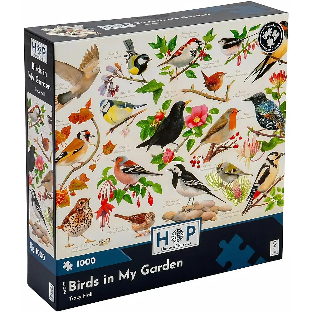 HOP - House of Puzzles Birds in My Garden 1000Teile