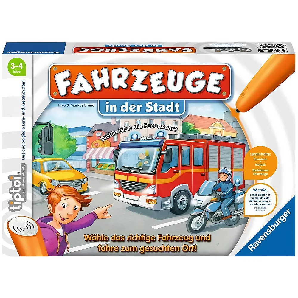 Ravensburger tiptoi Fahrzeuge in der Stadt