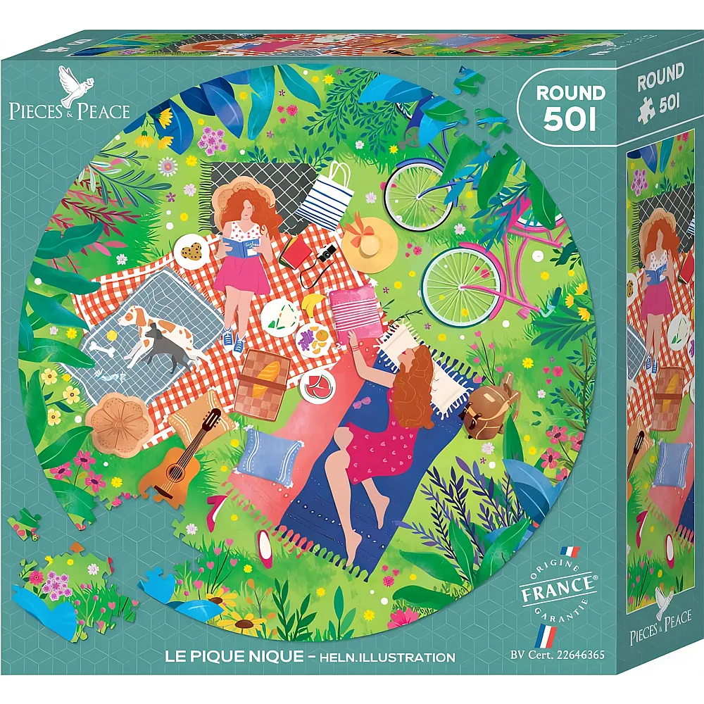 Pieces & Peace Puzzle Das Picknick - 501 Teile