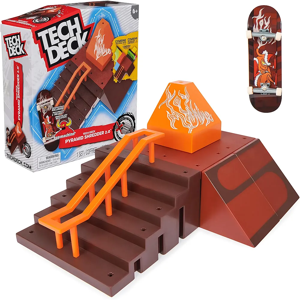 Spin Master Tech Deck X-Connect-Rampenset - Pyramid Shredder 2.0
