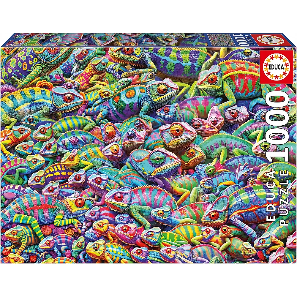 Educa Puzzle Impossible Cham�leon-Chaos - 1000 Teile