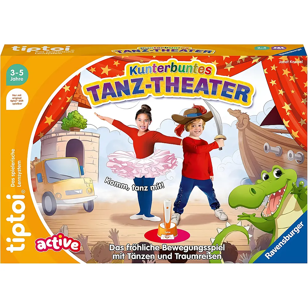 Ravensburger tiptoi active Kunterbuntes Tanz-Theater