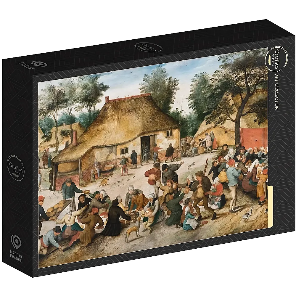 Grafika Puzzle Art Collection Pieter Brueghel Le Repas de Noce, 1568 1000Teile