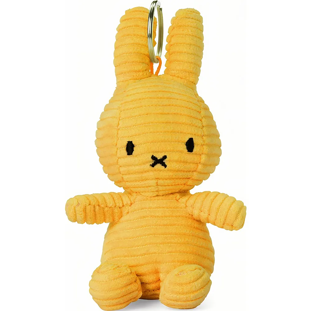 meinspielzeug - Bon Ton Toys Schl�sselanh�nger Miffy Kordsamt Gelb 10cm | Accessoires