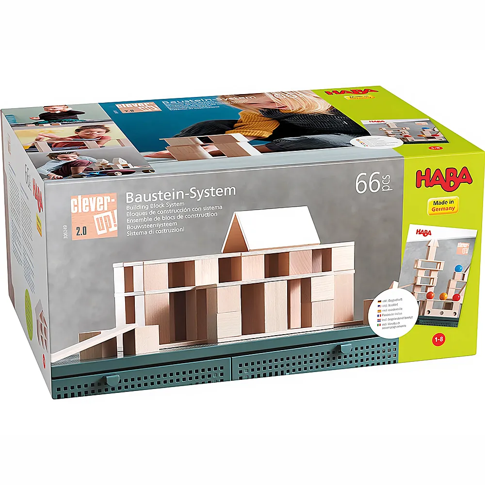 HABA Baustein-System Clever-Up 2.0 66Teile