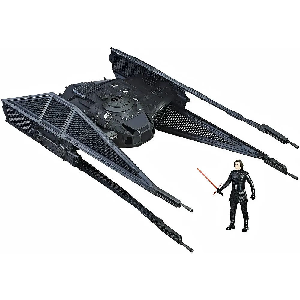 Hasbro Star Wars C1252EU4 Episode 8 Forcelink Tie Silencer mit 3.75 Kylo Ren Figur Actionfigur