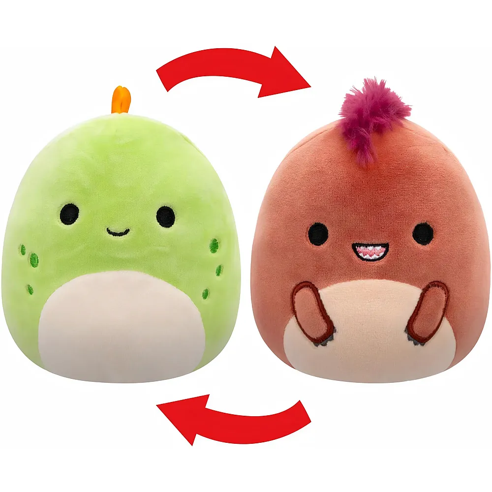 Squishmallows Flip-A-Mallows 12,7 cm, Kellytoy Pl�sch, Seanster & Kelly