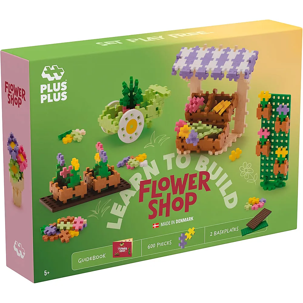 Plus-Plus Kreativ Bausteine Blumenladen - 600 Teile
