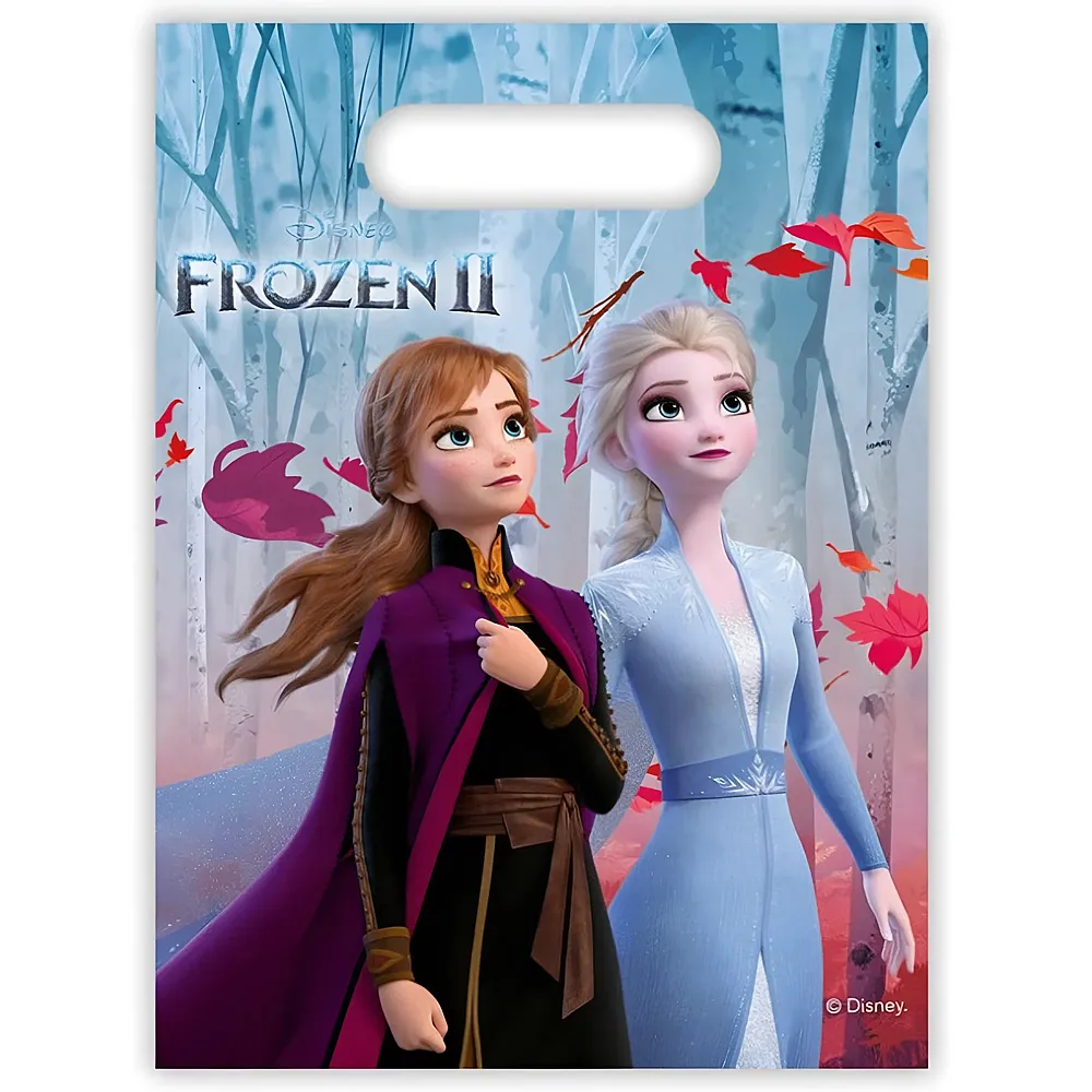Procos Disney Frozen Partybeutel Frozen II 6Teile | Kindergeburtstag