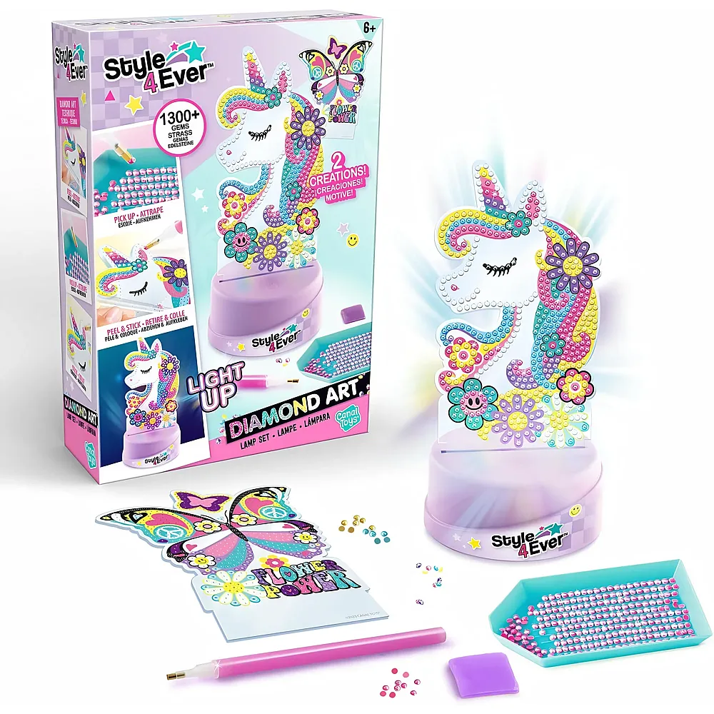 Canal Toys Diamond Art Lamp Set