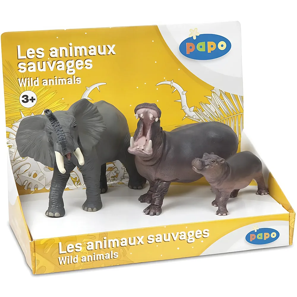 Papo Wildtiere Pr�sentkasten Wildtiere 2 - 3 Teile