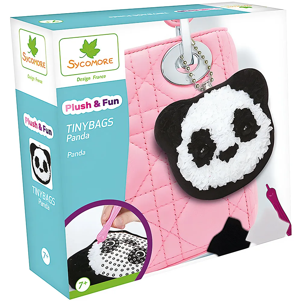 Sycomore Plush & Fun Tinybags Panda | Bastelsets