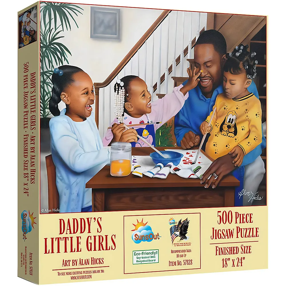 SunsOut Puzzle Alan Hicks Daddy's Little Girls - 500 Teile