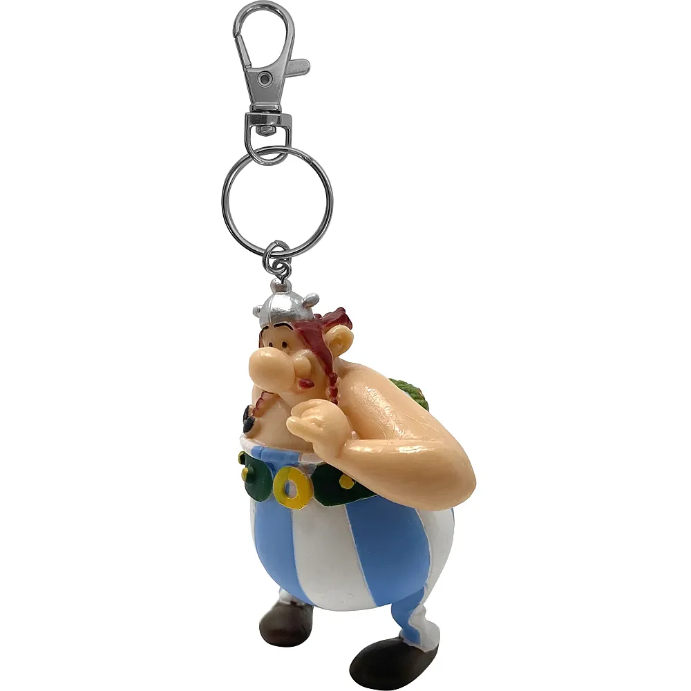 meinspielzeug - Plastoy Asterix Schl�sselanh�nger Obelix mit Blumenstrauss | Accessoires