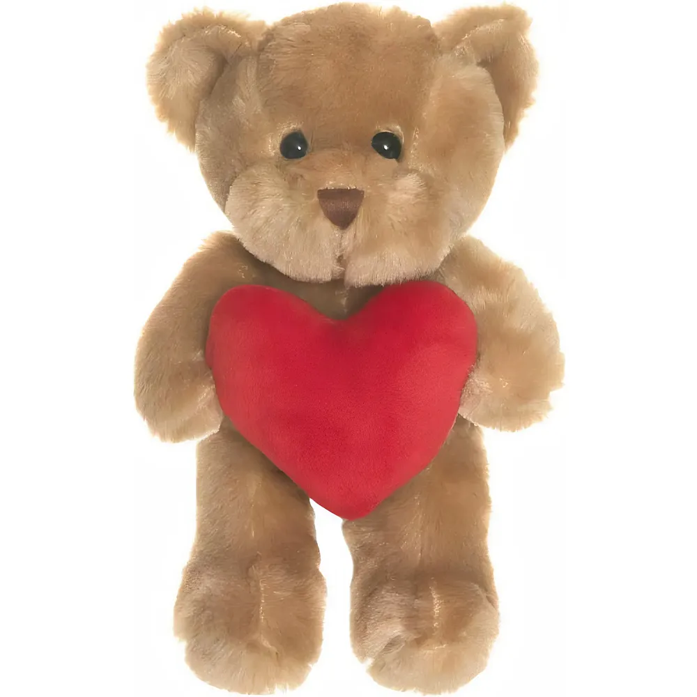 meinspielzeug - Teddykompaniet Teddy Theo mit Herz Braun - 19 cm | B�ren Pl�sch