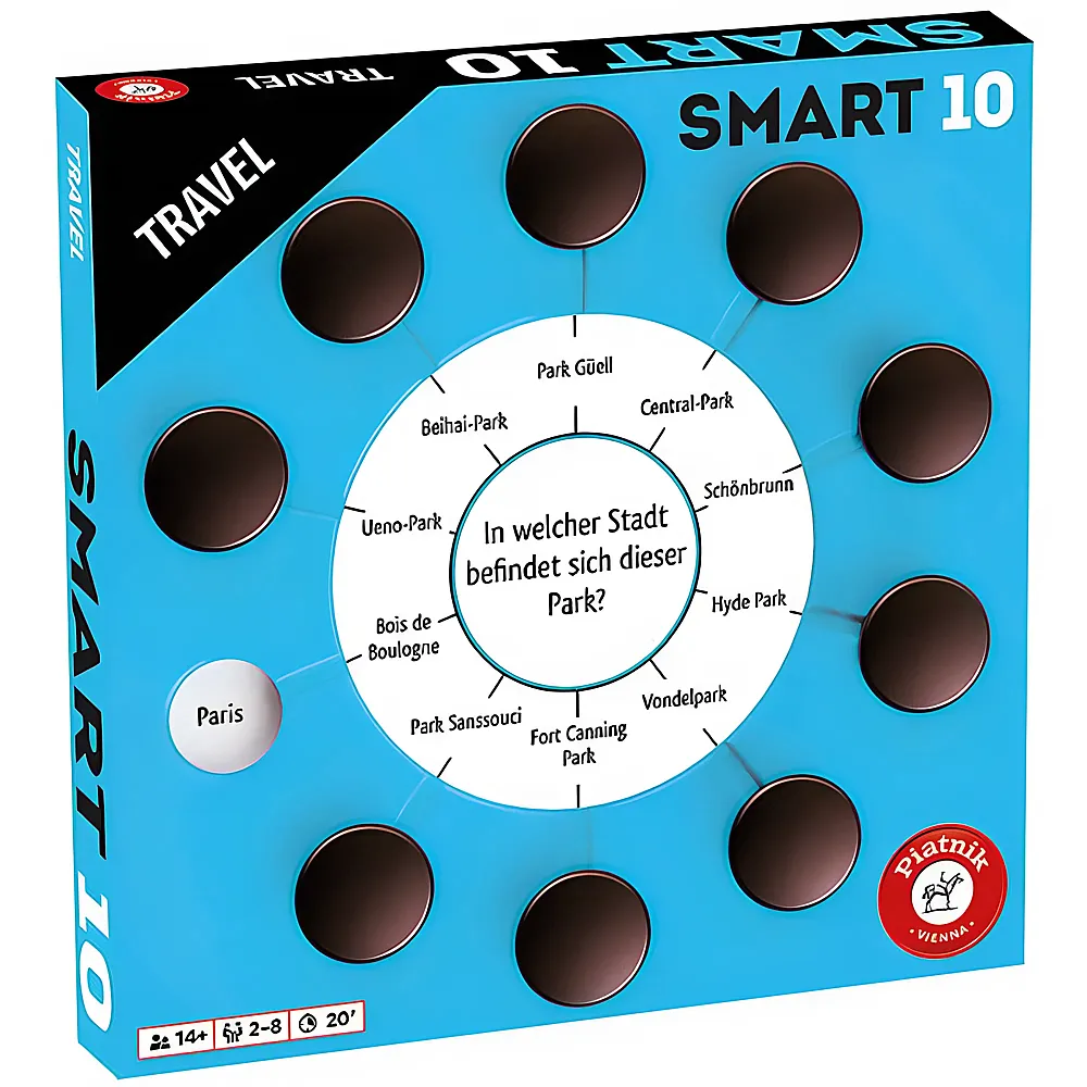 Piatnik Spiele Smart 10 Erweiterung 2 - Travel | Wissenspiele