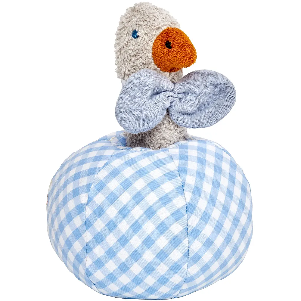 K�the Kruse Baby Ebba Ente Rassel & Ball - 14 cm | B�lle & W�rfel