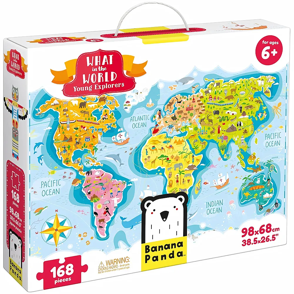 Banana Panda Puzzle What in the World Young Explorers 168Teile