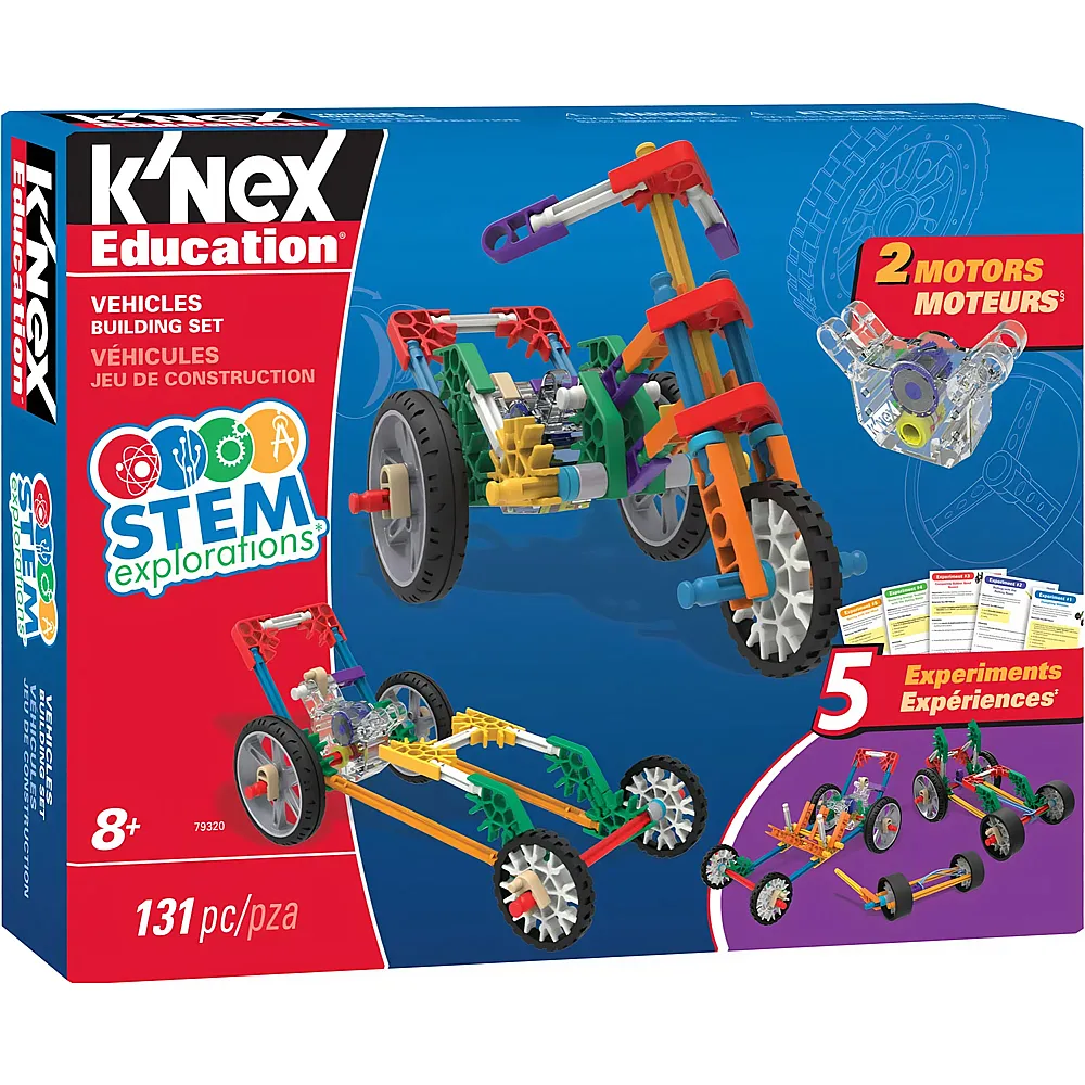 K'Nex Stem Explorations: Fahrzeugbauk�sten - 131 Teile