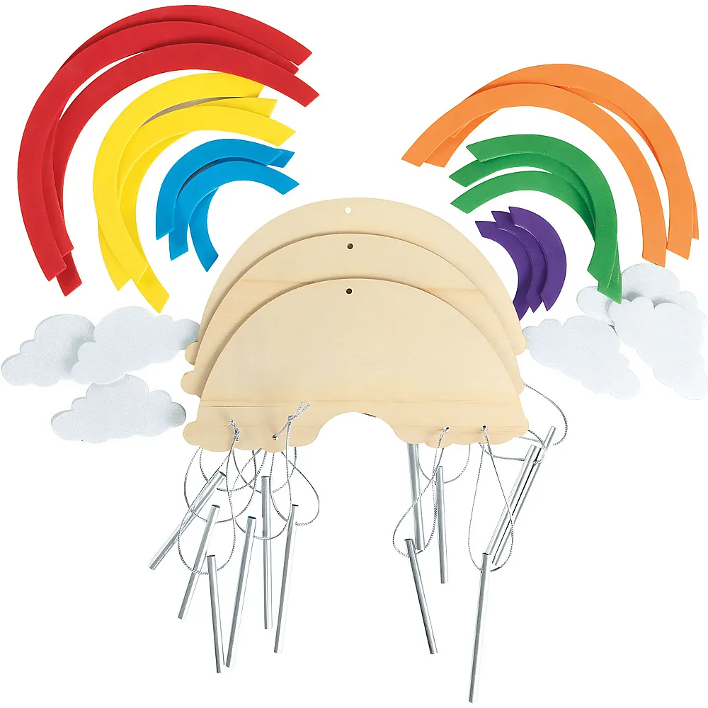 Colorations Basteln und dekorieren Sie Ihre eigenen Windspiele - 12 Teile