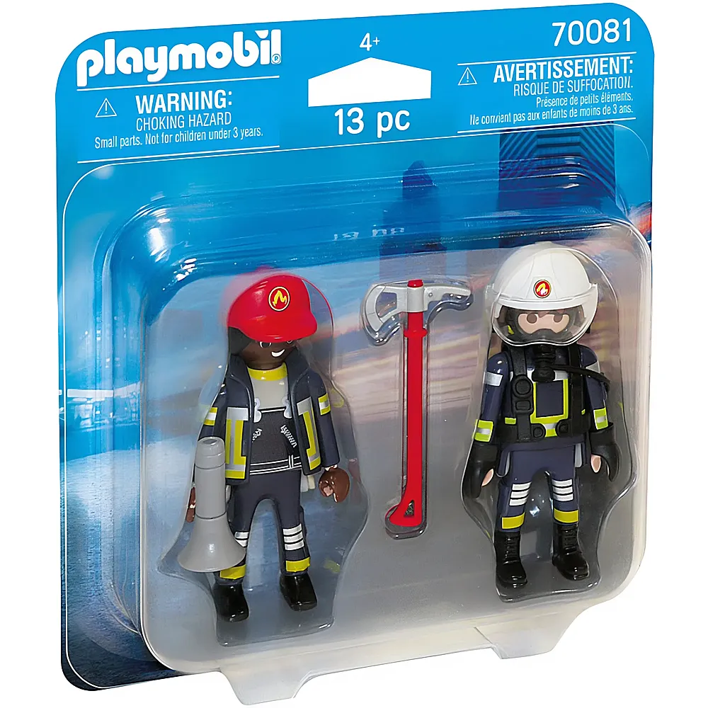 PLAYMOBIL City Action DuoPack Feuerwehrmann und -Frau 70081