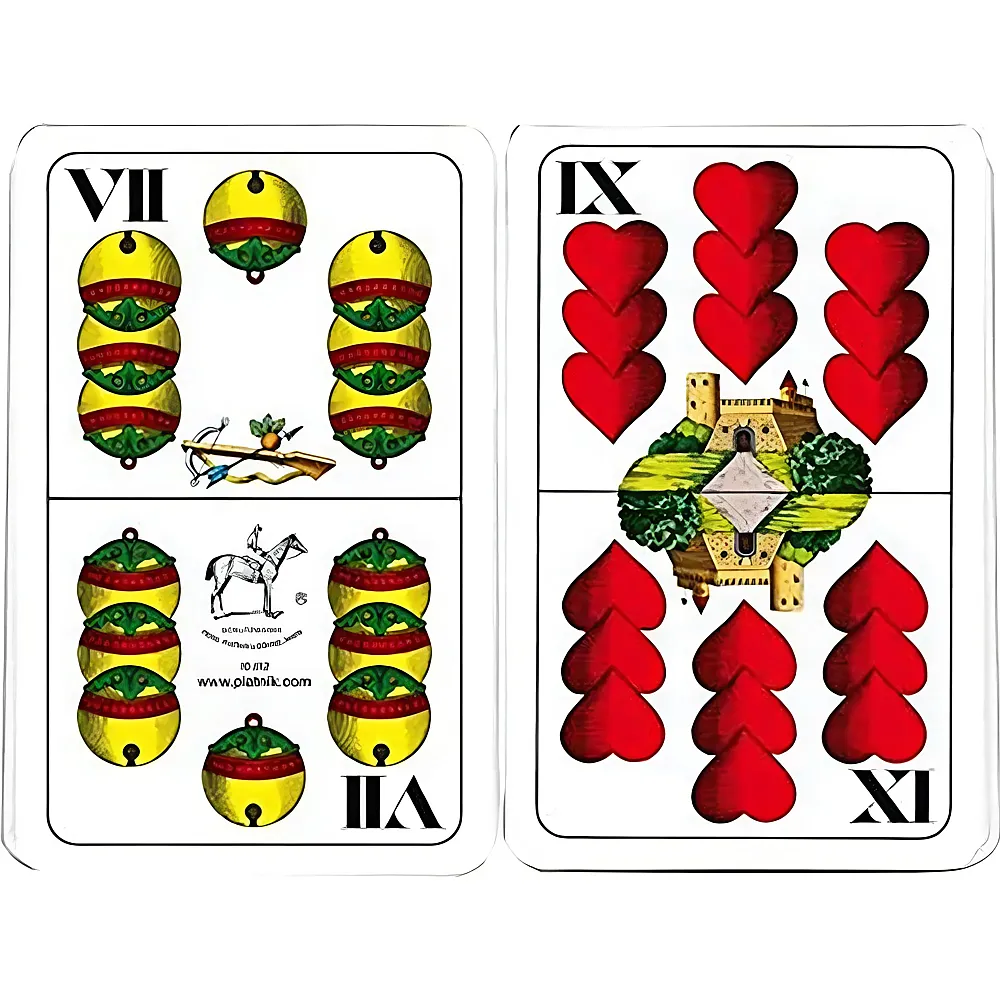 Piatnik Spiele Riesenspielkarten, doppeldeutsch | Jassen