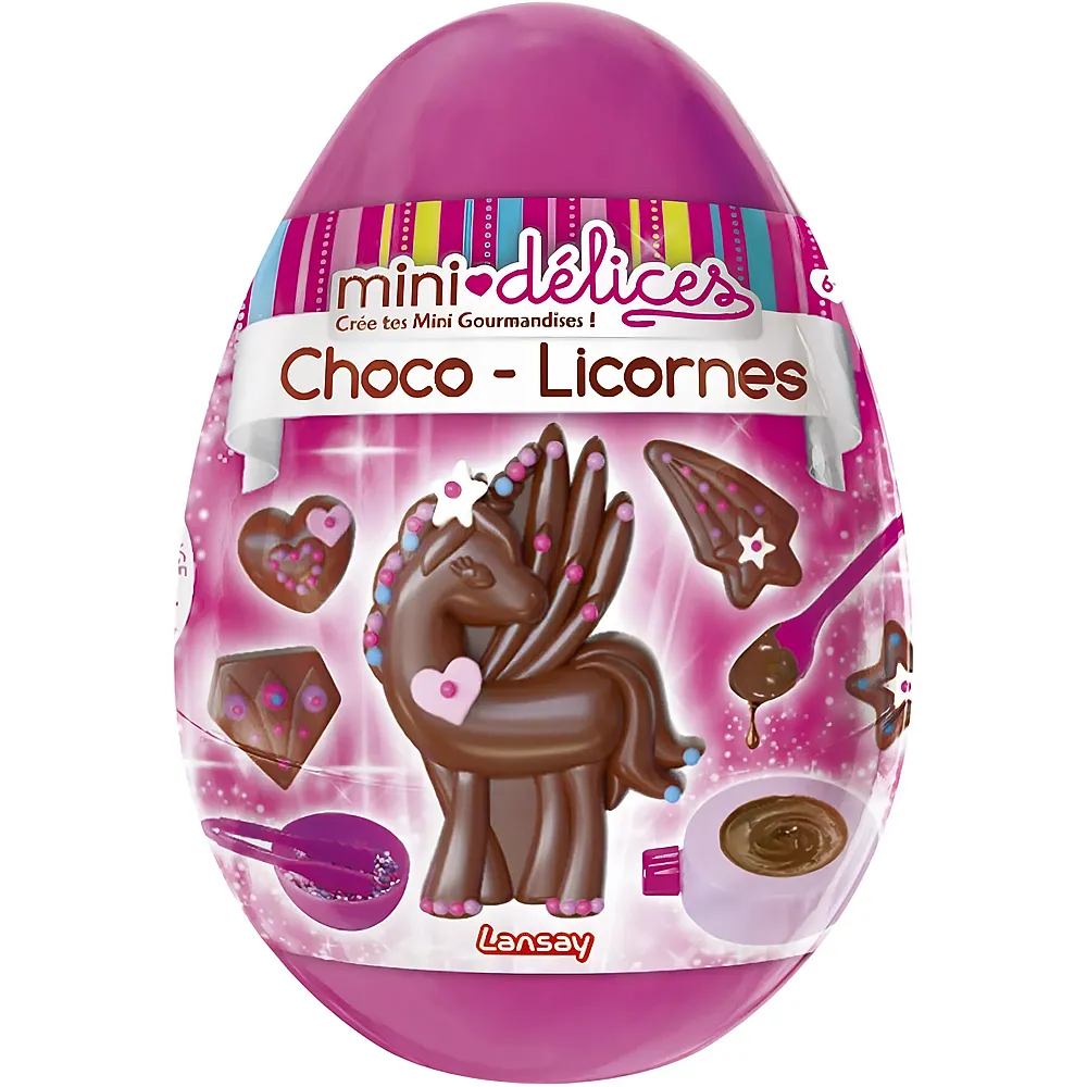 Lansay Mini Delices Mon Oeuf Choco Licorne FR