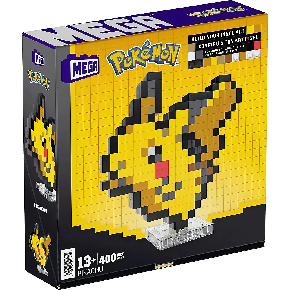 Mega Construx Pok�mon Pixel Art Pikachu 400Teile