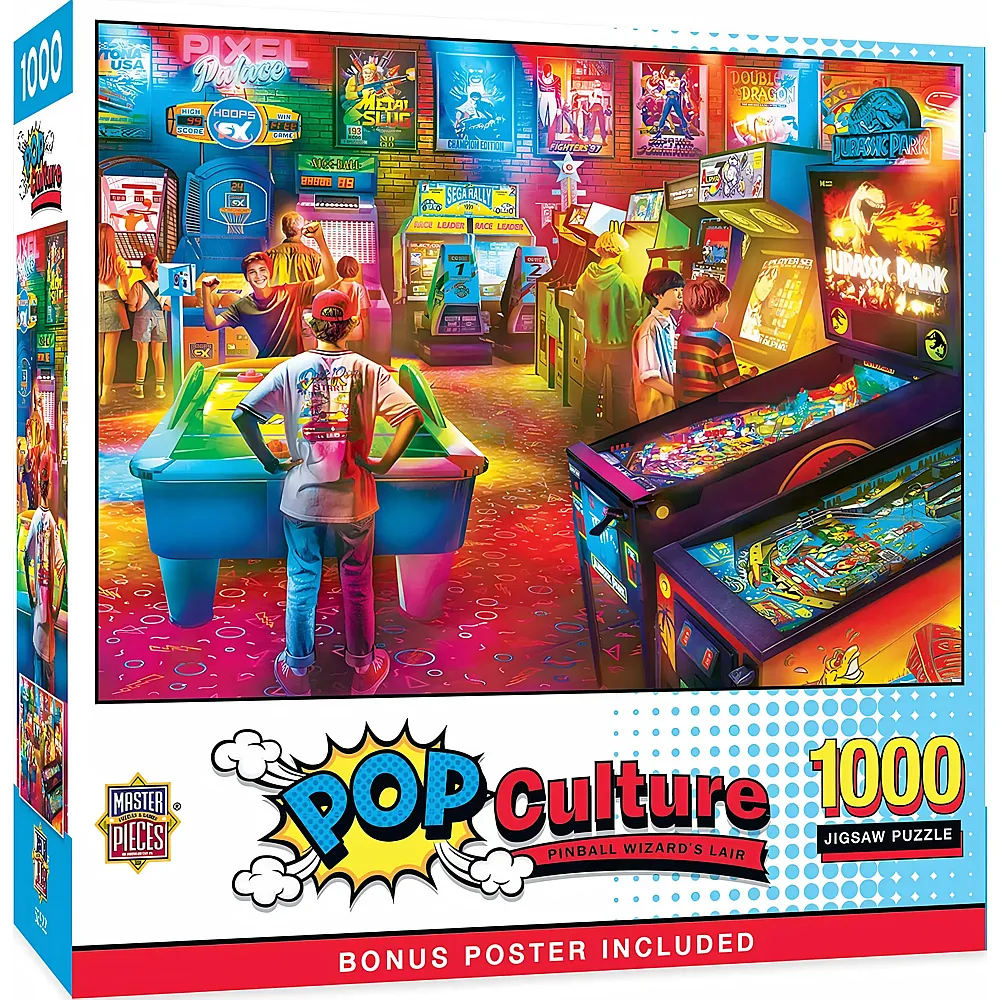 Master Pieces Puzzle Pop Culture Im Pinball-Himmel - 1000 Teile