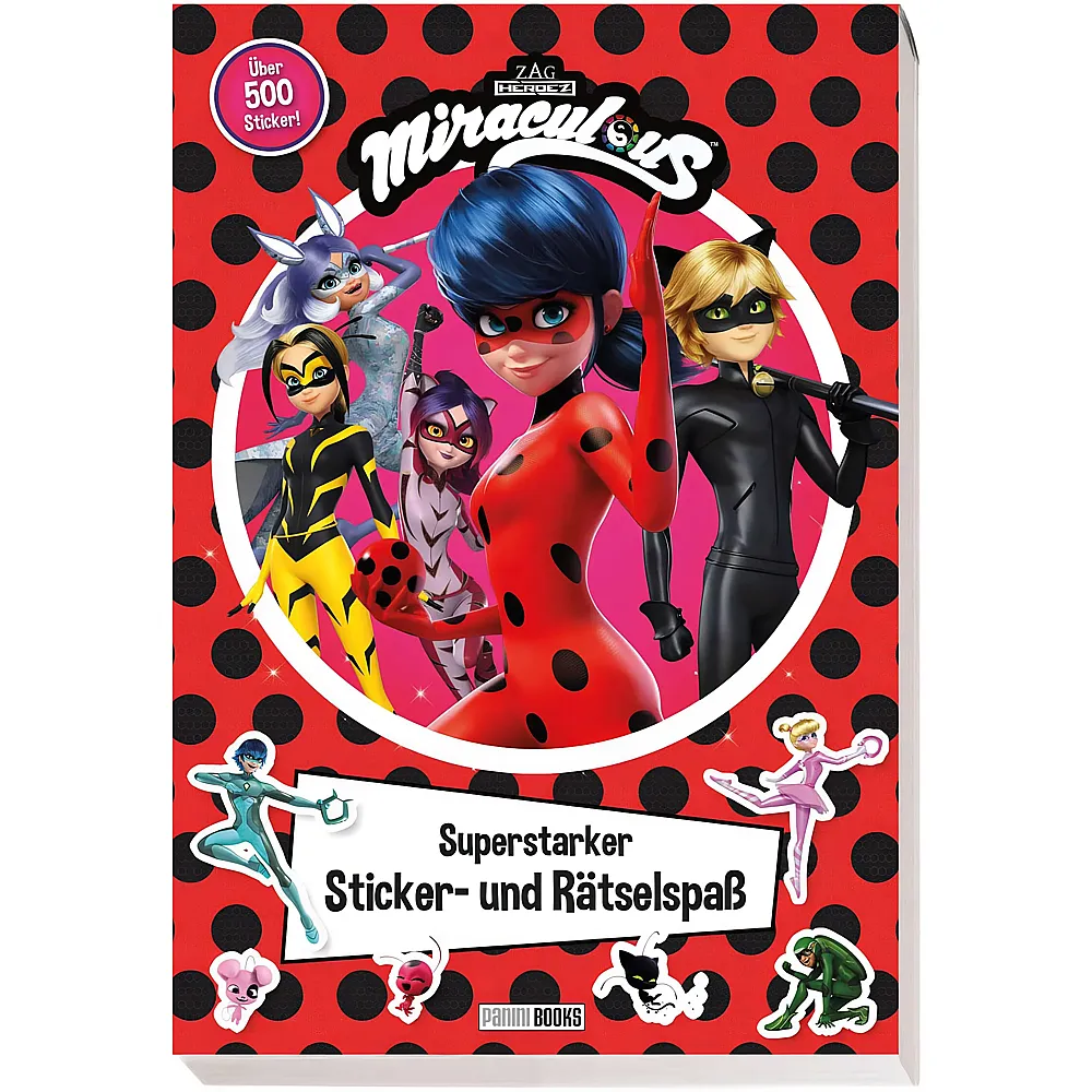 Panini Miraculous Superstarker Sticker- und Rtselspass