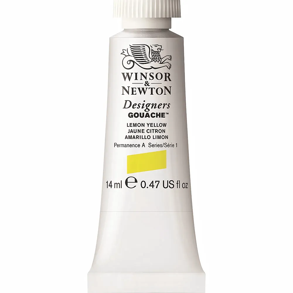 meinspielzeug - Winsor & Newton W&n Designers Gouache 14ml Tube Zitronengelb