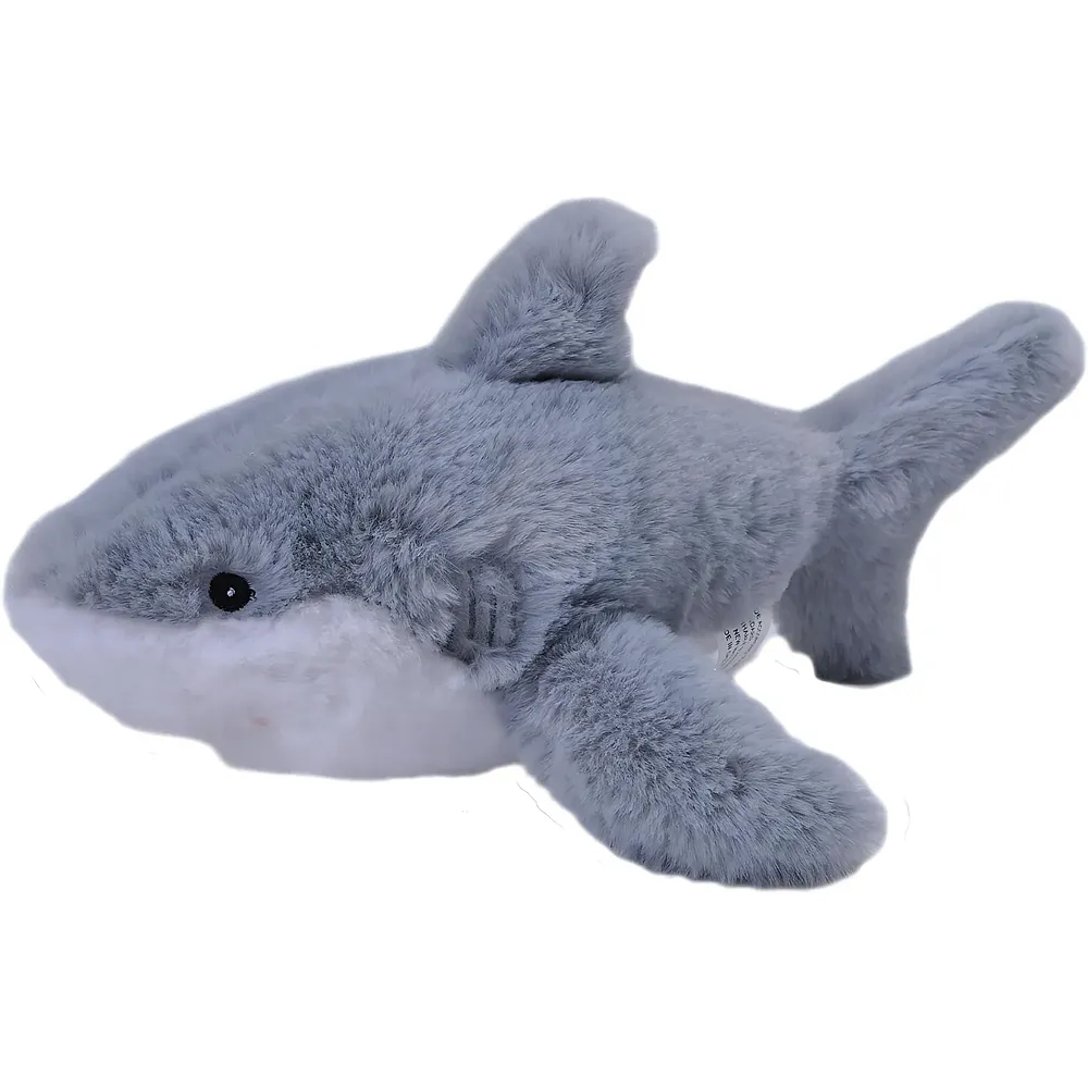 meinspielzeug - Wild Republic Aquatic Ecokins Weisser Hai - 20 cm | Meerestiere Pl�sch